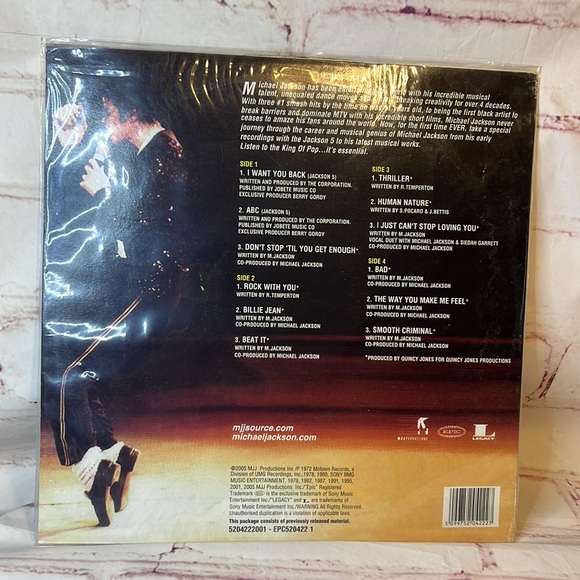 Michael Jackson The Essential Michael Jackson 2005  2LP vinyl -white - Picture 2 of 6